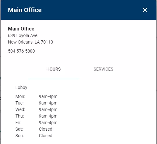 Specific hours